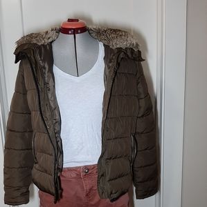 OLD NAVY Olive Winter Coat Small